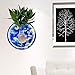 Tfwadmx Fish Bowl Hanging Fish Bubble Wall Mount Fish Tank Aquarium Acrylic Plant Pot Home Decor Flowerpot