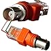5Pcs F Female to RJ45 Male Coaxial Coax Barrel Coupler Adapter RJ45 to RF Connector