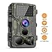 FHDCAM Trail Camera – 1080P Full HD Wildlife Scouting Hunting Camera with 0.3s Trigger Speed Motion Activated Night Vision, 120° Wide Angle Lens 3 PIR Sensor, Waterproof Game Camera