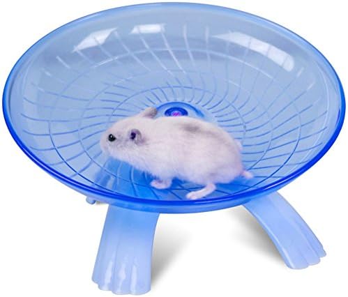 Small Animals Flying Saucer Exercise Wheel For Hamster Ramdon Color By PetsMostHome