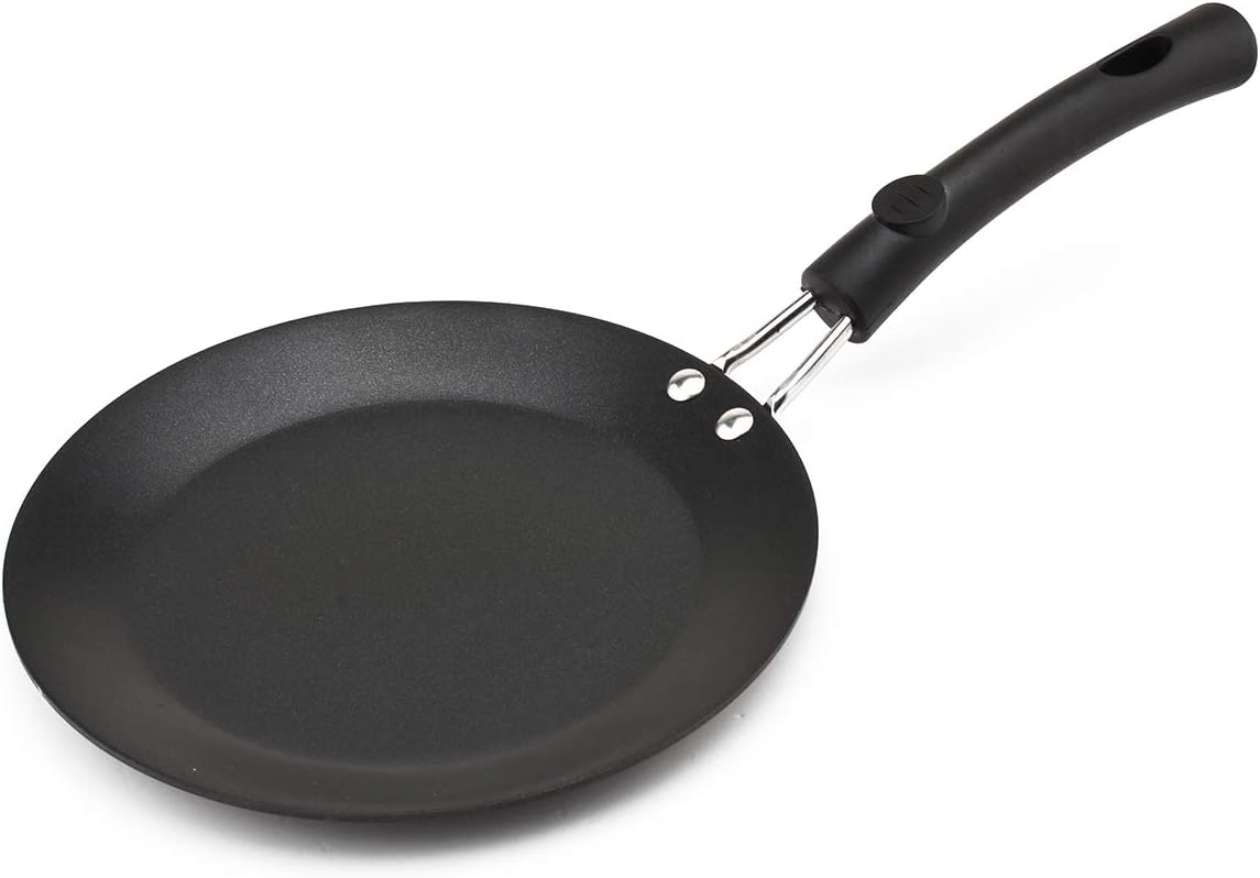 LONGLISHENG Wrought Iron Pan Non-stick saucepan Frying Pan Cooking Skillet 4-inch 6-inch