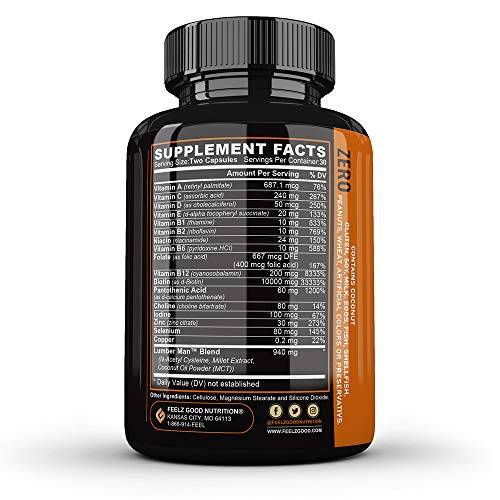 Lumberman™ Premier Beard Growth & Hair Growth Vitamin Formula Beard