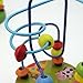 ReFaxi® 1PC Baby Wooden Mini Around The Beads Wire Maze Multi Color Educational Toy