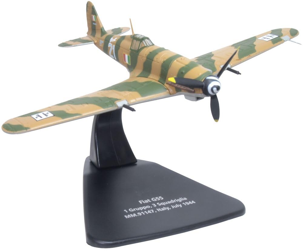 Oxford Diecast 1:72 Fiat G55 Cantauro Montefusco-Bonet Squadron 1944 Collectable model AC112