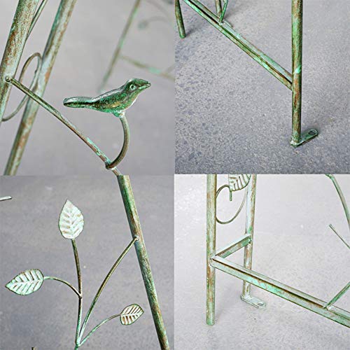 Gartenbogen Rosenbogen Metall Rankhilfe Rankgitter Torbogen für Kletterpflanzen Wetterbeständig Rankbogen grün 220 x 122… – Bild 6