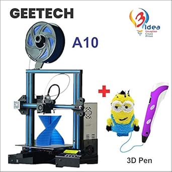 Geeetech A10 3d Printer With Multicolor 3d Pen Combo Set Amazon In Industrial Scientific