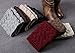 FAYBOX Short Women Crochet Boot Cuffs Winter Cable Knit Leg Warmers Gray