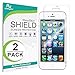 RinoGear iPhone SE / 5 / 5S / 5C Screen Protector [2-Pack] Case Friendly Screen Protector for iPhone SE / 5 / 5S / 5C Accessory Full Coverage Clear Film