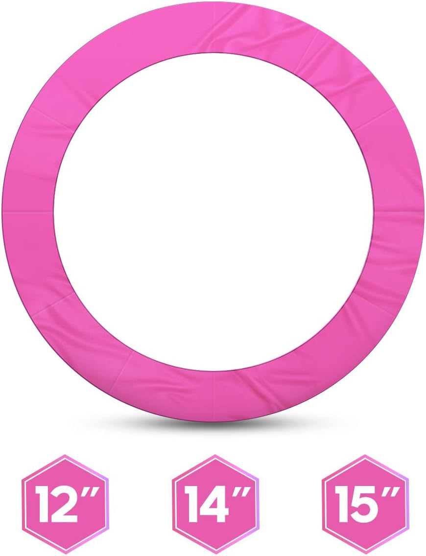 CHISTAR Trampoline Replacement Safety Pad,Waterproof 10FT 12FT 14FT 15FT Trampoline Padding Cover,Replacement Trampoline Surround PVC Pad,Safety Pad Replacement Bounce Frame
