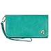 caseen Bella Women's Smartphone Wristlet (Teal Turquoise Mint) for Apple iPhone 7 / 6S / 6 Plus, Samsung Galaxy S7 / S7 Edge, Google Pixel / Pixel LX, LG G5 / G6 & more - Large Size