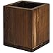 MyGift Natural Grain Wood Desktop Pen Holder Pencil Holder Cup, Office Dorm Home Desk Supplies Organizer