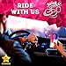 Stick it 360 Magnetic Car Mount - Car Accessories for Women - Pink Car Accessories 360 Degree Rotation from Dashboard - Universal Car Mount Magnetic Compatible with All Smartphone (Pink)