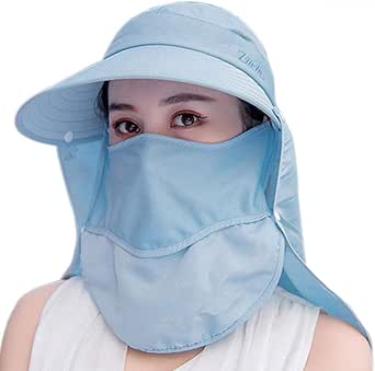 Sombrero de pesca plegable para mujer, ala ancha, protección UV, con
