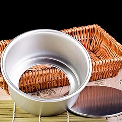 Round Mini Cake Pan Removable Bottom Pudding Mold Baking Kitchen Tools Bakeware DIY Making