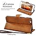 CORNMI Design for i6 / 6S Case, Premium Vintage Flip Wallet Leather Magnetic Closure Cover Skin for i6 /6S 4.7 inch with Card Slots and Wrist Strap (Brown)