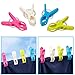 Bingolar 8Pcs Beach Towel Clips,Plastic Windproof Clothes Hanging Peg,Plastic Quilt Clips,Large Beach Towels,Quilt Clamp Holder Sunbed Peg, Sunbed,Pool.