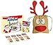British Christmas Candy Chocolate UK English Sweets | British Christmas Shop | Imported from UK | Handmade Basically British Reindeer Bag (Milky Bar Selection Box)