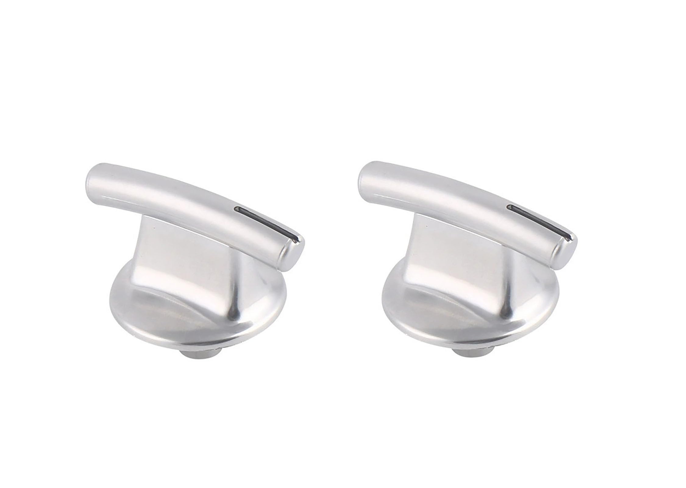 Photo 1 of 2 Pcs WP7737P245-60 Stove Burner Control knob for 74007918 Whirlpool Cooktop JEC8430ADS JEC8536ADS JEC9530ADS JEC9536ADS JGD8430ADS JEC8430ADB