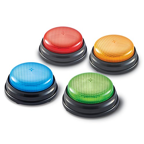Learning Resources Lights and Sounds Buzzers, Set of 12