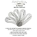 Aesthetica 5-Piece Brow Stencils - Easy to Use, Reusable Eyebrow Shaping & Defining Stencils - Instructions Included
