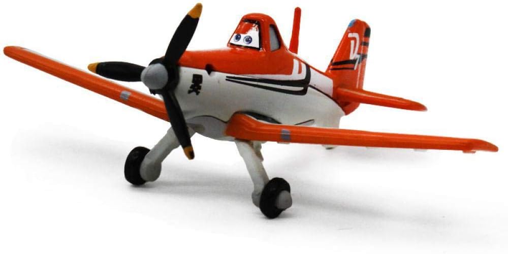 Pixar Cars 2 Planes 8 cm Strut Jetstream Dusty D7 Metal Diecast Alloy Classic Toy Plane Model for Children 1:55 in Stock Red