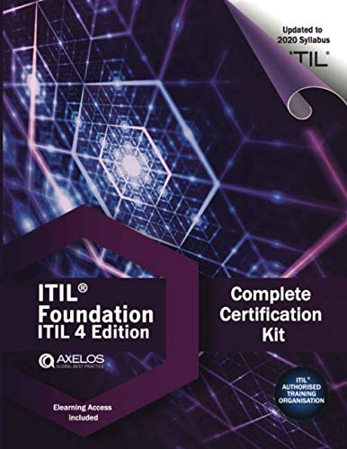 ITIL4 Foundation Complete certification kit