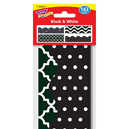 TREND enterprises, Inc. Black & White Terrific Trimmers, Variety Pack - Thumbnail 2