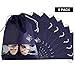 FUNFEL 8 Pcs Drawstring Shoe Travel/Storage Bags, Size17.32x12.60 inches