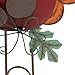 ATDAWN Metal Free Standing Turkey Decoration for Autumn Fall Thanksgiving Harvest Yard Decoration (14.5 Inch)