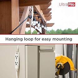 UltraPro 15 Ft Outdoor Extension Cord 3 Outlet