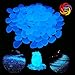 Garden Pebbles, Glow Stones Rocks, Luminous Pebbles for Walkways Outdoor Decor Aquarium Fish Tank Garden Decorative Stones for Path Lawn Yard Walkway（100pcs）