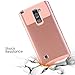 SKYLMW LG Stylus 2 Case, LG G Stylo 2 2in1 Hybrid Heavy Duty Case,Impact Resistant Shock-Absorption Case,Dual Layer Armor Full-Body Protective Case LG Stylus 2 / G Stylo 2 (LS775) Rose Gold