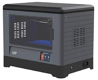 Monoprice Dual Extruder 3D-Drucker - Schwarz mit beheizter Bauplatte (230 x 150 x 160 mm) Vollständig geschlossen, eingebaute