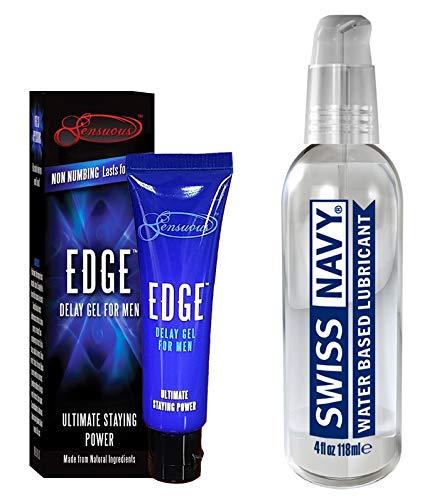 Sensuous Edge Delay Desensitizing Gel And Bonus Swiss Navy Water |  Desertcart Brunei