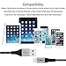 Zdatt 6.6 Feet/2M Nylon Braided Lightning Cable Apple MFi Certified iPhone Charging Cable USB Charger Cord with Aluminum Connector for iPhone 7/6S/5S, iPad Air/Mini/Pro, iPod-Black