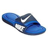 Nike Men's Solarsoft Comfort Slide Midnight Navy/White/Game Royal Sandal 9 Men US