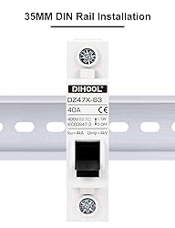 DIHOOL Miniature Circuit Breaker 2pcs 40 Amp dc