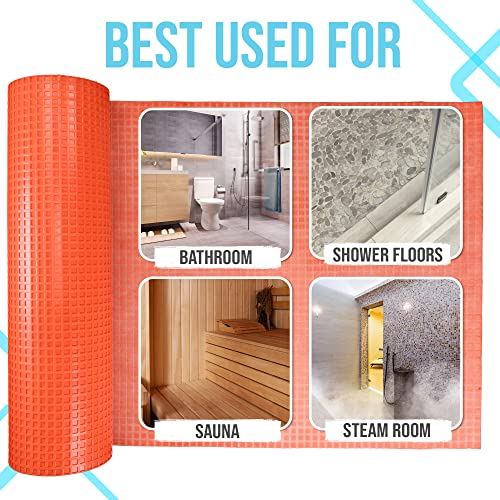 Uncoupling Membrane, 1/8” Thick 323 Sq Ft AntiFracture and Crack