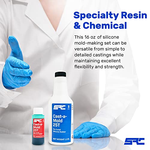 Specialty Resin & Chemical CastAMold 25T RTV (16 oz) 2Part Liquid