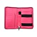 Lovie Style Adventure Port - Fuchsia Unisex Phone Charging Passport Holder with Removable Power Bank