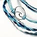 17mile Wave Braided Rope Bracelet Set Handmade Waterproof Wrap Bracelet for Woman Kids