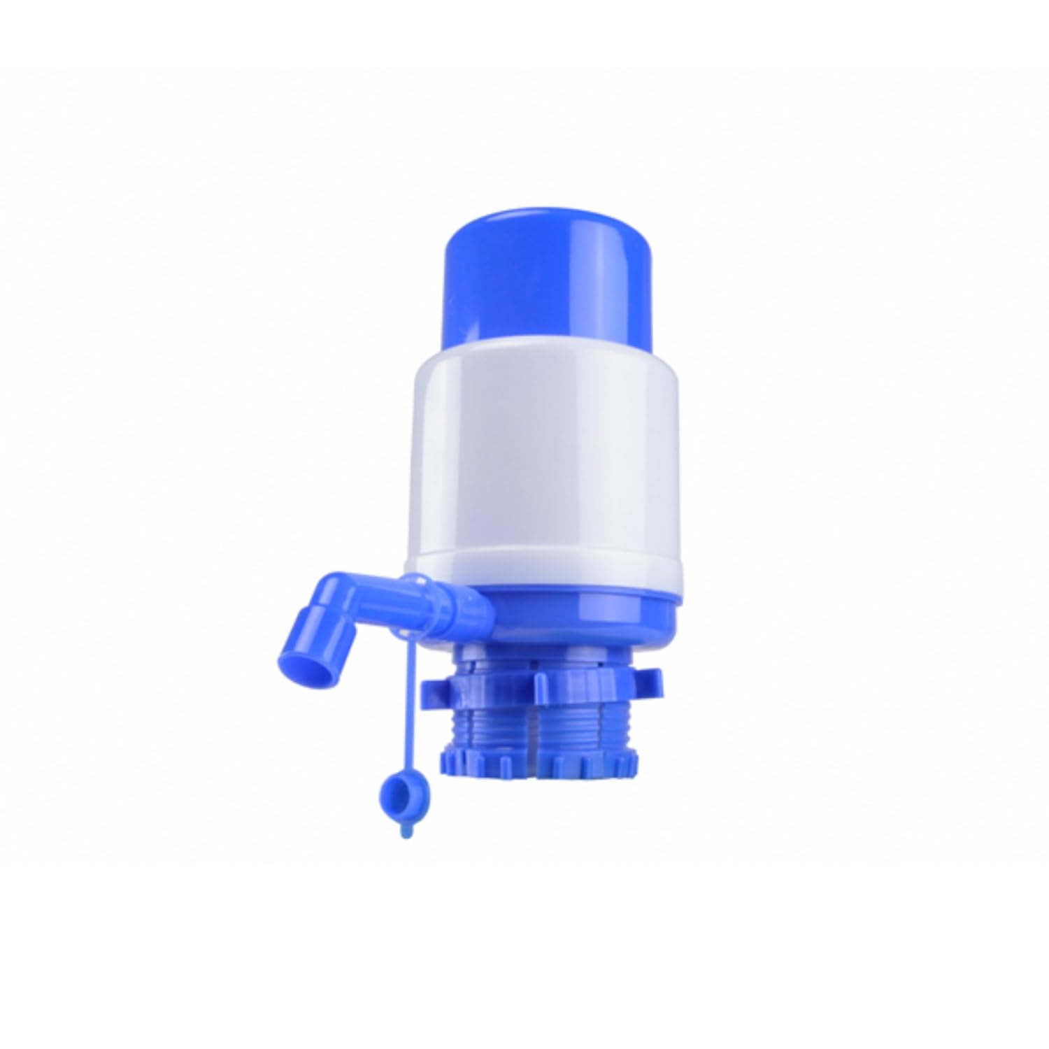 Photo 1 of Water Bottles Pump Blue Manual Hand Pressure Drinking Fountain Pressure Pump Water Press Pump with an Extra Short Tube and Cap Fits Most 5 Gallon Water Dispenser