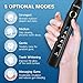Gloridea 5 Modes Electric Toothbrush Rechargeable Sonic Toothbrush for Kids and Adults, Teeth Whitening USB Toothbrush Up to 30 Days Battery Life, Travel Electric Toothbrush in Black, Soft Bristle