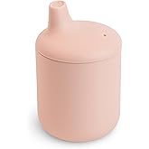mushie 100% Silicone Baby Sippy Cup | 6 Months+ (Blush)