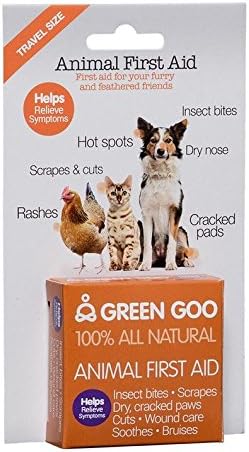 Green Goo 100% All Natural Animal First Aid – For Your Furry and Feathered Friends – 0.7 oz. Travel Tin