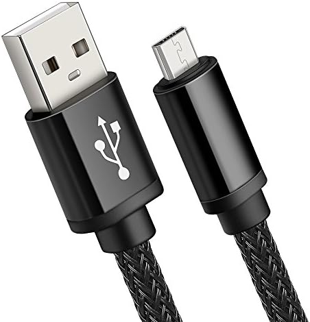 EALNK PS4 Micro USB Cable (6ft), Nylon Braided Fast Charging Cable for Android Phone / PS4 Controller/ XBOX ONE