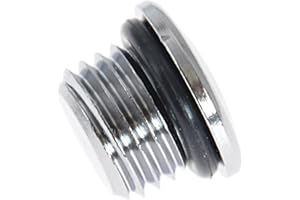 Qsvbeeqj Scubas Port Plug Replacement High Pressure/Low Pressure Plug Diving Regulator Replacement Screw With Leakproof Rings