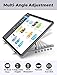 Laptop Stand, MiiKARE Aluminium Alloy Adjustable Laptop Riser Ergonomic Ventilated Portable Desktop Holder Compatible with 11-17 Inch MacBook Notebook PC Tablet Thinkpadthumb 1