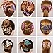 Ruihfas 2 Pcs Magic Hair Comb for Lady Women Girls Hair Styling Combs, Easy Stretch Beaded Combs Clips