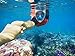 Trax To Tracks Full Face Snorkel-Dive Mask Provides Anti Fog Snorkeling-This Recreation Dry Snorkel Set Comes with Snorkel Bag GoPro Attachment- for Adults, Youth, Children